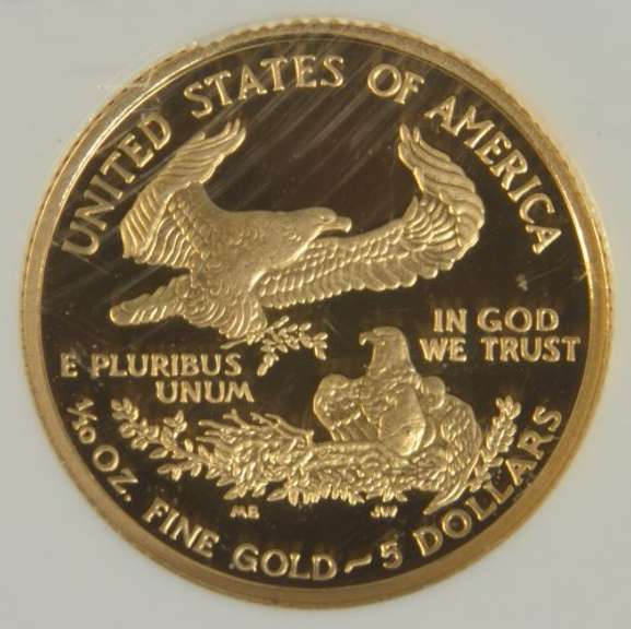 Perfect NGC PF70 ULTRA CAMEO 2006-W $5 Gold Eagle coin