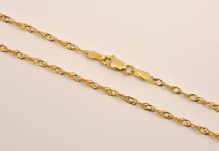 Lacy 14k Link Necklace