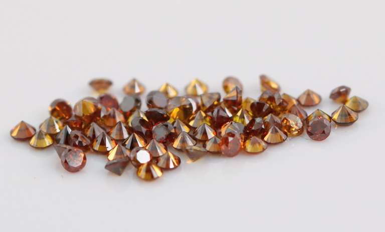 Stunning 1ct parcel of Burgundy red diamonds