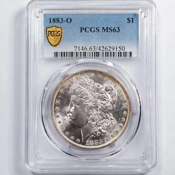 1883 O Morgan Dollar PCGS MS63