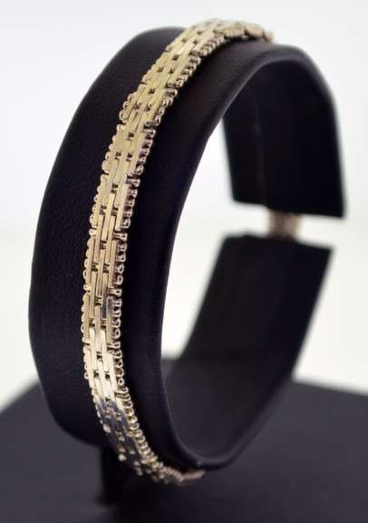Italian Sterling Silver Riccio Chain Link Bracelet