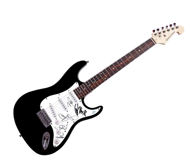 Robert Johnson Tribute Concert Autographed Guitar Rundgren Gray Wimbish Reid ACOA