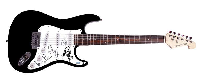Robert Johnson Tribute Concert Autographed Guitar Rundgren Gray Wimbish Reid ACOA