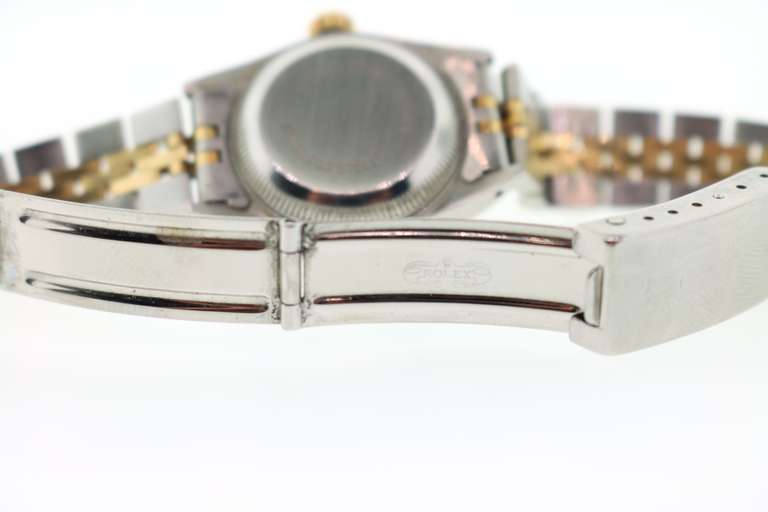 Ladies Twotone Datejust Rolex watch