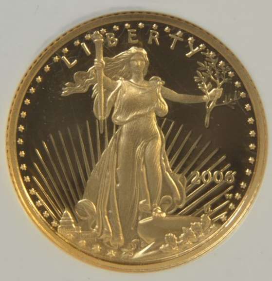 Flawless NGC PF70 ULTRA CAMEO 2006-W $5 Gold Eagle coin