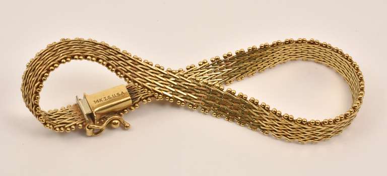 Reflective 14k Riccio Link Bracelet