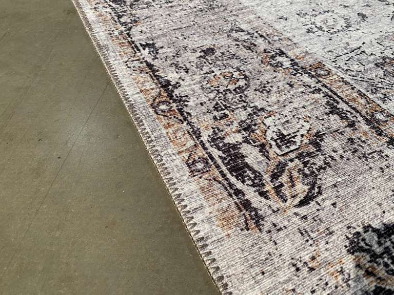 WONDERFUL VINTAGE REPRO DESIGN RUG 6x8