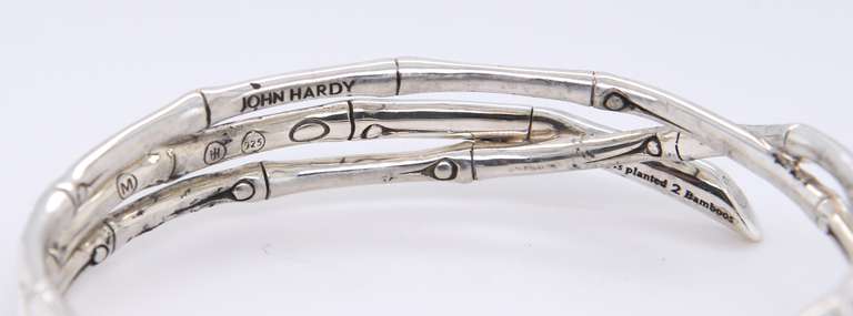 John Hardy Sterling Silver Bamboo Cuff
