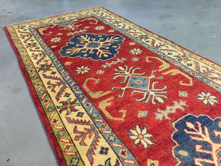 Fine Wool Kazak 10' Runner
