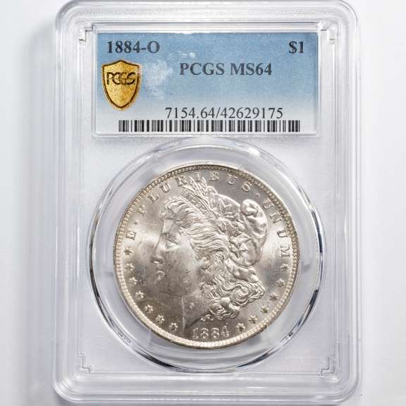 1884 0 Morgan Dollar PCGS MS64.