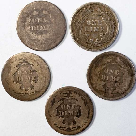 5 Seated Dimes
