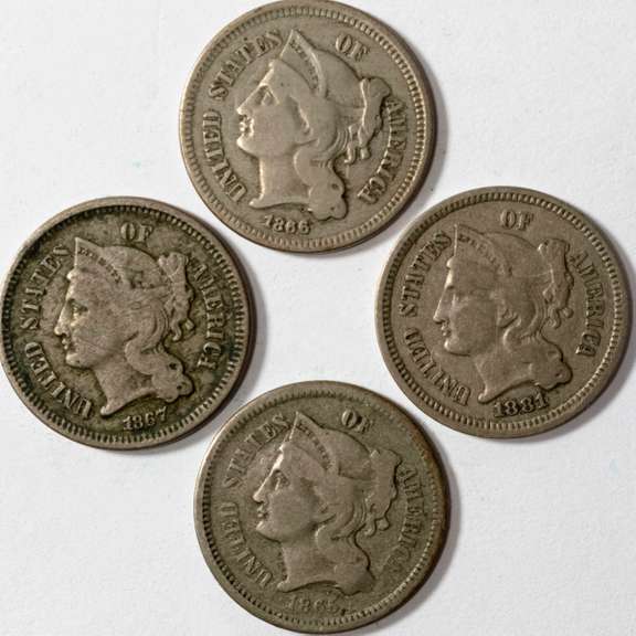 4 3 Cent Nickels
