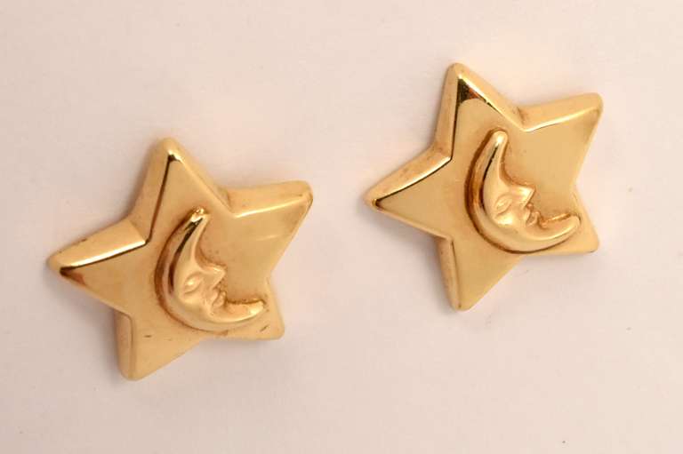 Fun Stars and Moon Earrings