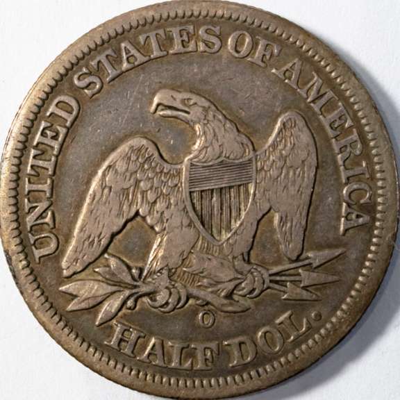 1855 Arrows Seated Half Dollar