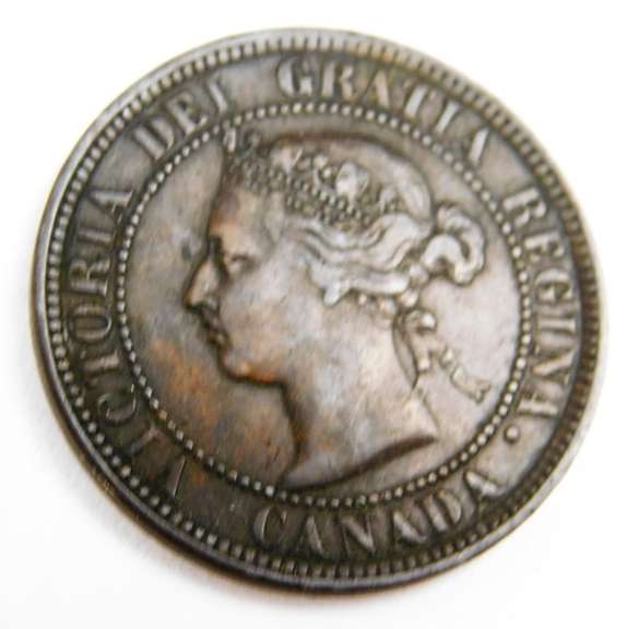 1886 Canada Large Cent Coin