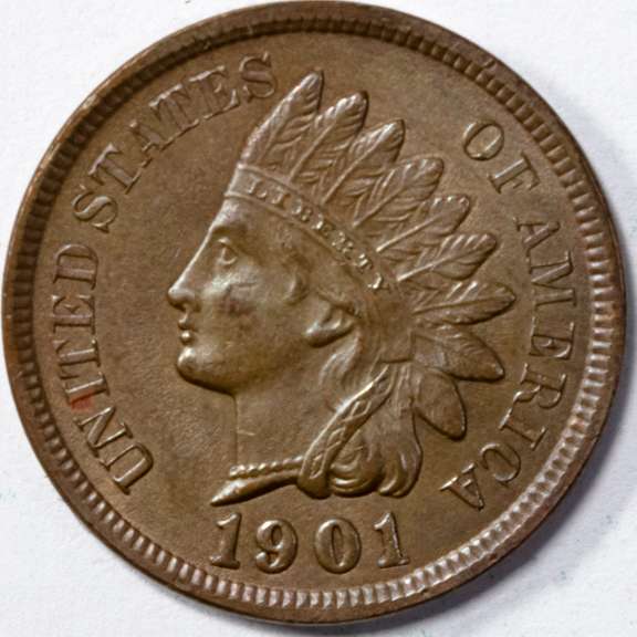 1901 BU Brown Indian Head Cent