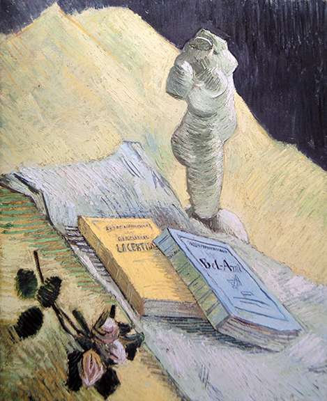 Vincent Van Gogh, Still Life with Books and Plaster Cast