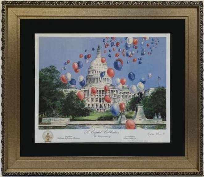 Marlene Colucci  Signed Lithograph Washington DC