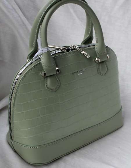 Stylish Green olor Designer Bag, David Jones, Paris