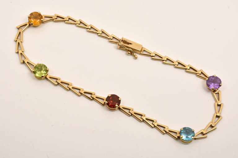 Colorful Bracelet with Stones
