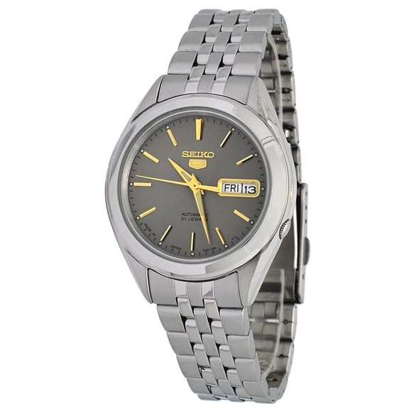 Seiko Automatic Grey Dial, New In Box.