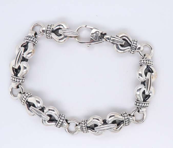 Sterling Silver Lagos Buckle Link Bracelet