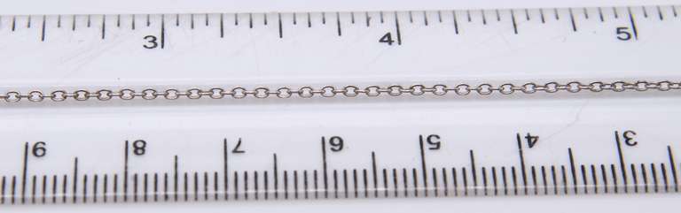 Vintage Sterling Silver Chain Necklace