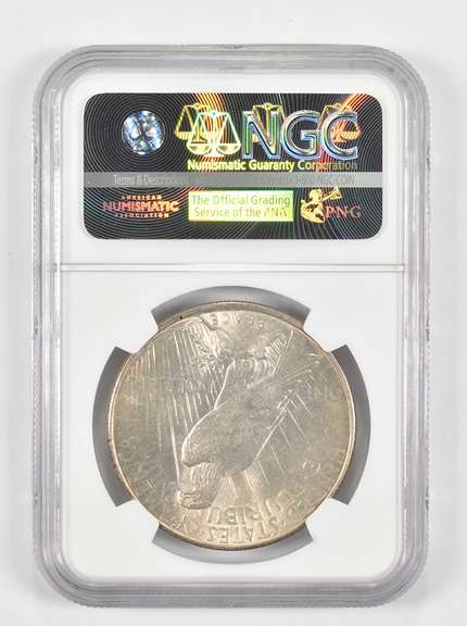 MS62 1935 Peace Silver Dollar - Graded NGC