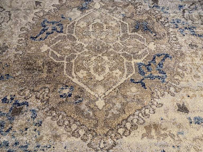 LOVELY VINTAGE REPRO DESIGN RUG 6x8