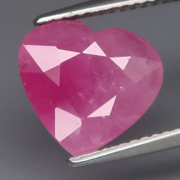 Heated only! 4.11ct pinkish red Ruby