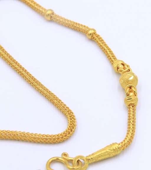 Set of 22kt Indian Gold Necklace and Bracelet