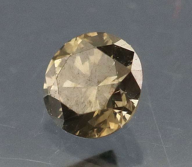 Stunning 0.33ct smooth cut Champagne Diamond solitaire