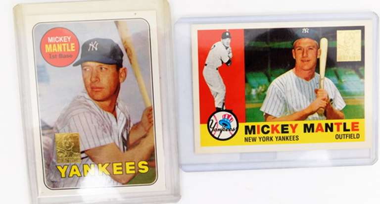 2 Mickey Mantle 1996 Topps Baseball Cards
