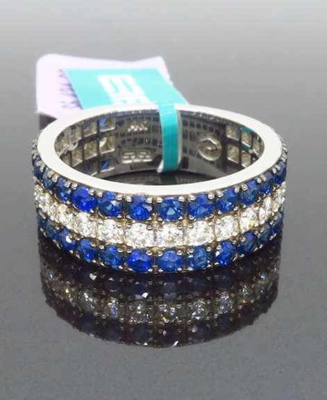 New EFFY Diamond & Sapphire Ring