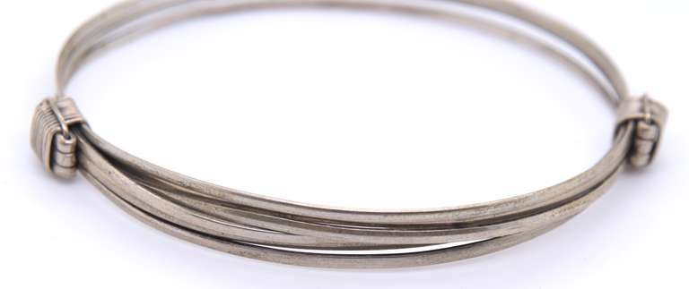 Vintage Sterling Silver Bangle