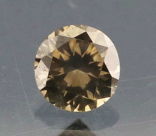 Stunning 0.33ct smooth cut Champagne Diamond solitaire