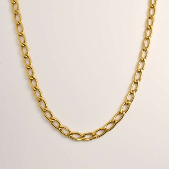 Traditional Oval Link 14k Necklace