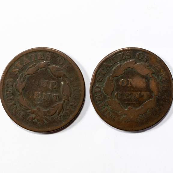 1816 &1827 Large Cents