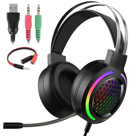3.5mm Stereo Gaming Headsets Noise Cancelling