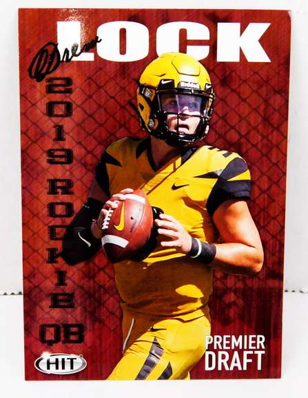 Drew Lock 2019 Sage Rookie Football Card