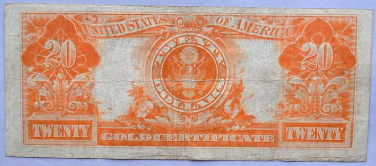 $20 Gold Certificate Series of 1922