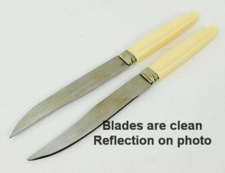 Vintage Sheffield Set of Steak Knives in Box