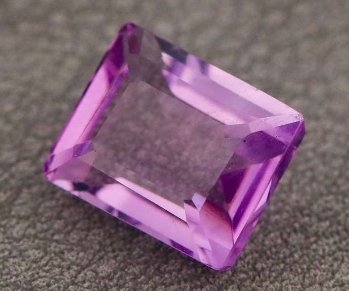 Emerald cut 6.21ct Amethyst