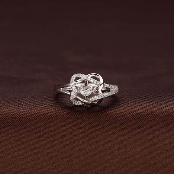 Gorgeous Swirl Silver Ring