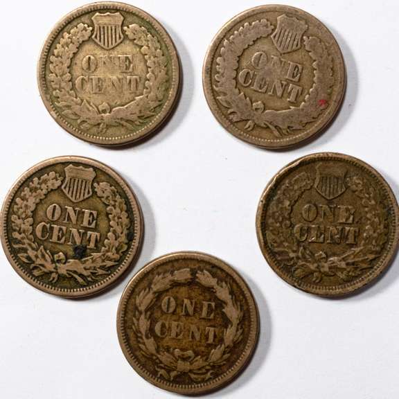 1859-61 1863-4 CN Indian Head Cents