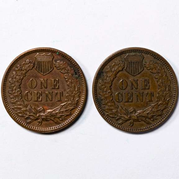 1890 & 1898 Near Unc Indian Cents