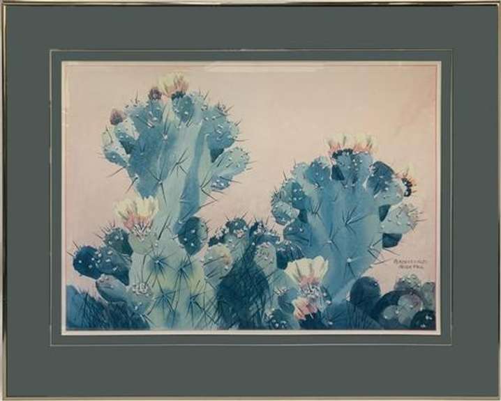 Helen Paul 'Pereskiopsis' Watercolor