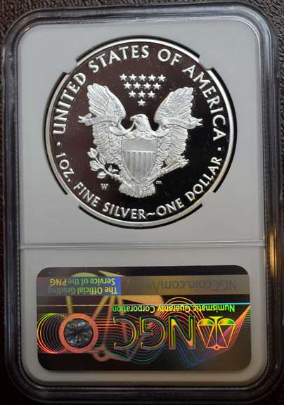 2016-W American Silver Eagle 2019 West Point Hoard 30th Anniversary Lettered Edge Mercanti Signature NGC PF70 Ultra Cameo