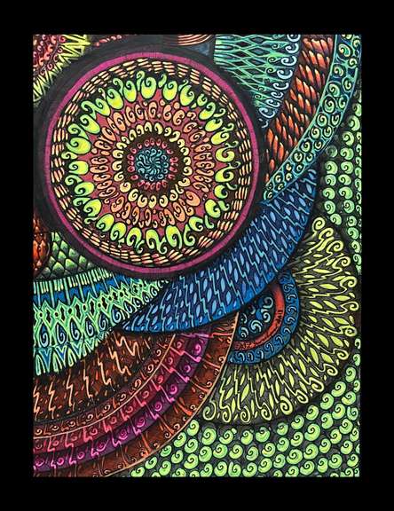 Handmade Original Artwork by Debbie Lynn Zwiebach: Rotation