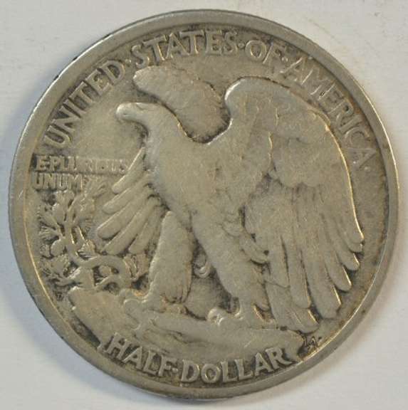 Choice VF 1920-D Walking Liberty Half Dollar. Better date